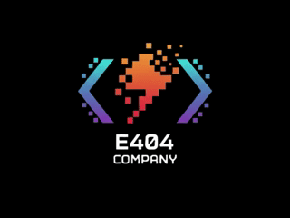 Logo animado de E404 COMPANY